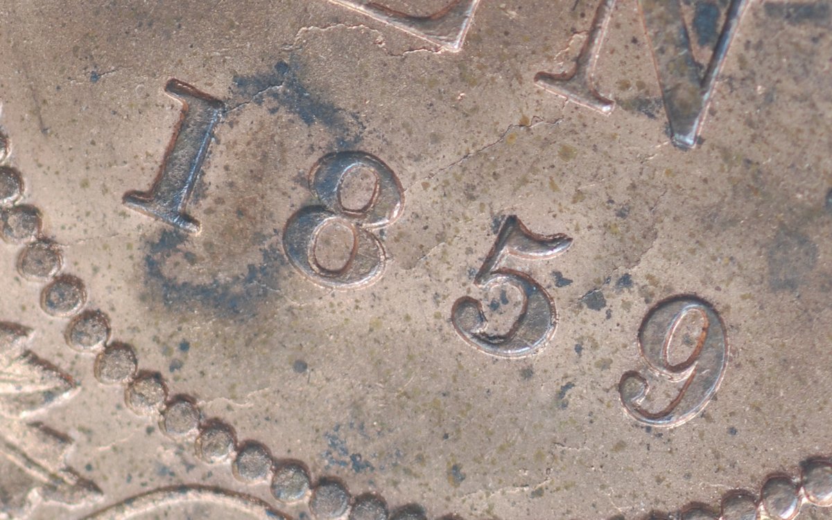 1859-Cent...with-A-Nice-Repunched-9....for-The-Aspiring-59-Ers..