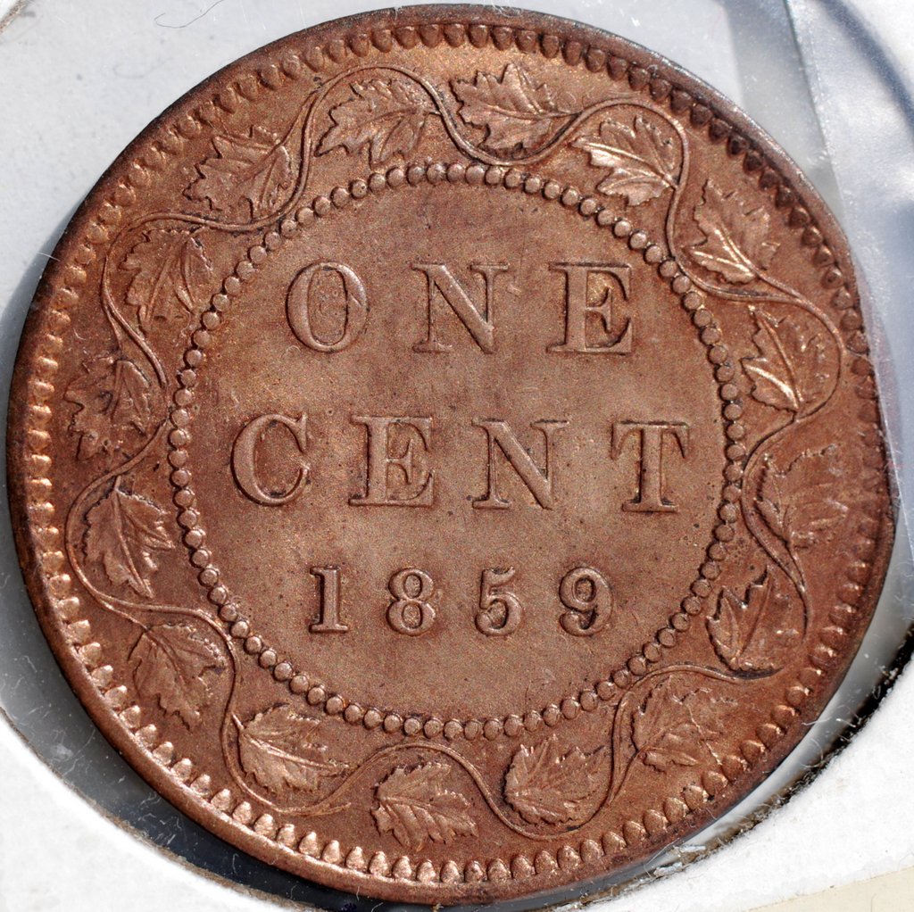 An-1859--Pc59-1A1..bridge-Die-Cent.+-Og3/Rd6-..both-With-The-Triple-