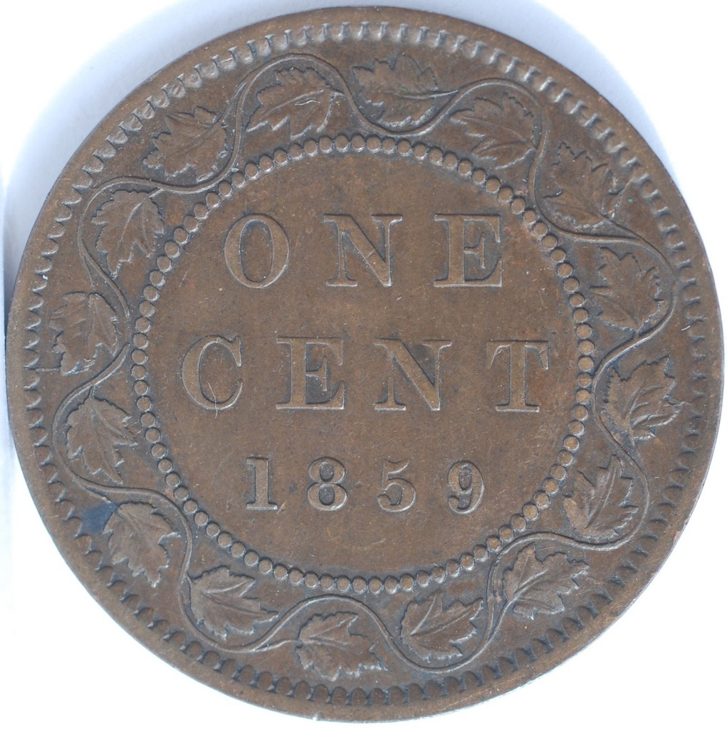 An-1859--Pc59-1A1..bridge-Die-Cent.+-Og3/Rd6-..both-With-The-Triple-