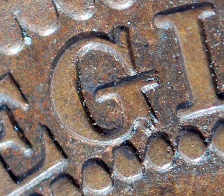 An-1859--Pc59-1A1..bridge-Die-Cent.+-Og3/Rd6-..both-With-The-Triple-