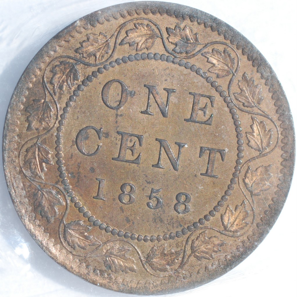 A-Nice-1858-Cent-With-Partial-Or-Incomplete-Denticles.