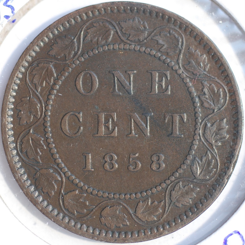 Canada-1c-1858---Full-Vine-15-Stems