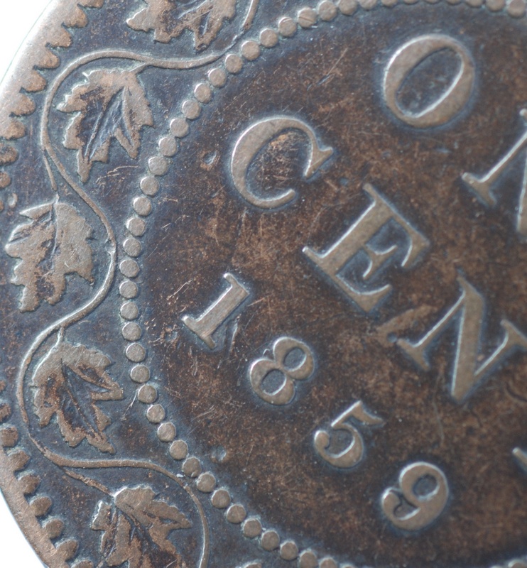 Mintage-Numbers-Of-1858,-1859-W9/8,-1859-Narrow-9
