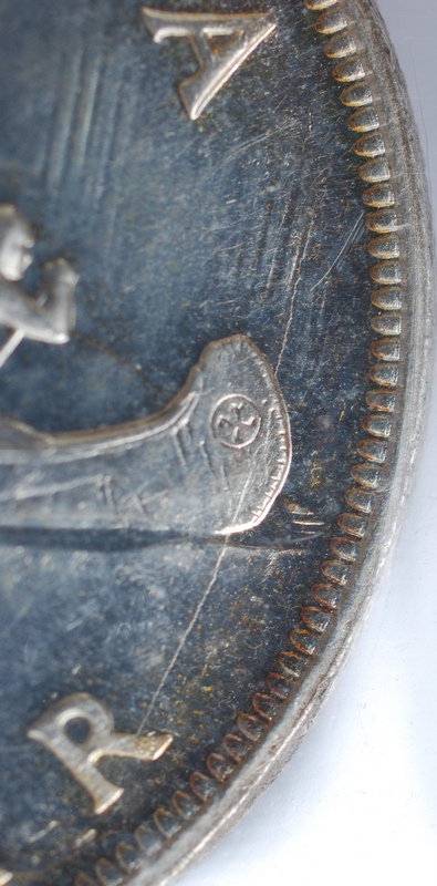 1951-Arnprior-Dollar-With-Canoe-Die-Cracks..