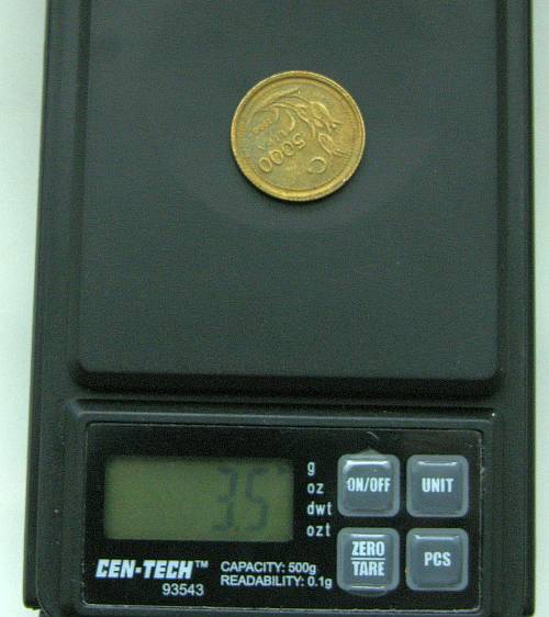 Turkey-5000-Lira-'98