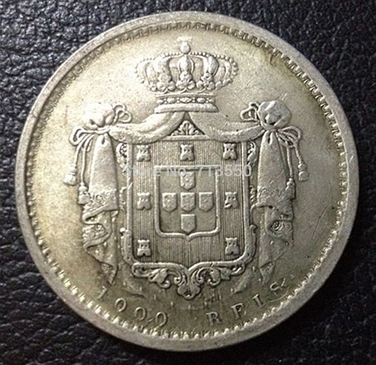 Portugal-1000-Reis-1845