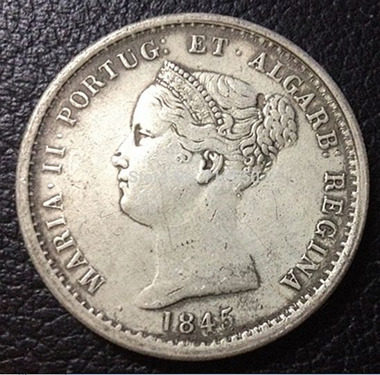 Portugal-1000-Reis-1845