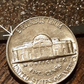 1964-D-Nickel--Shadows-Of-Numbers-&-Letters-Both-Sides
