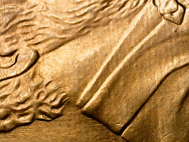 1998-Lincoln-D-Penny-Hair-And-Neck-Line-Missing.-Greaser?