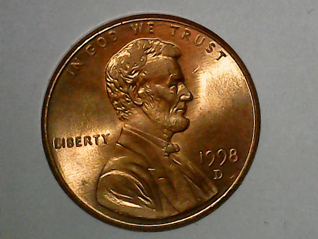1998-Lincoln-D-Penny-Hair-And-Neck-Line-Missing.-Greaser?