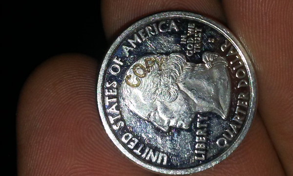 I-Found-A-2003-.999-Silver-Missouri-Quarter-With-Copy-On-Head-Side