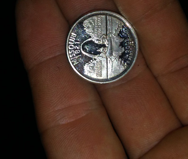 I-Found-A-2003-.999-Silver-Missouri-Quarter-With-Copy-On-Head-Side