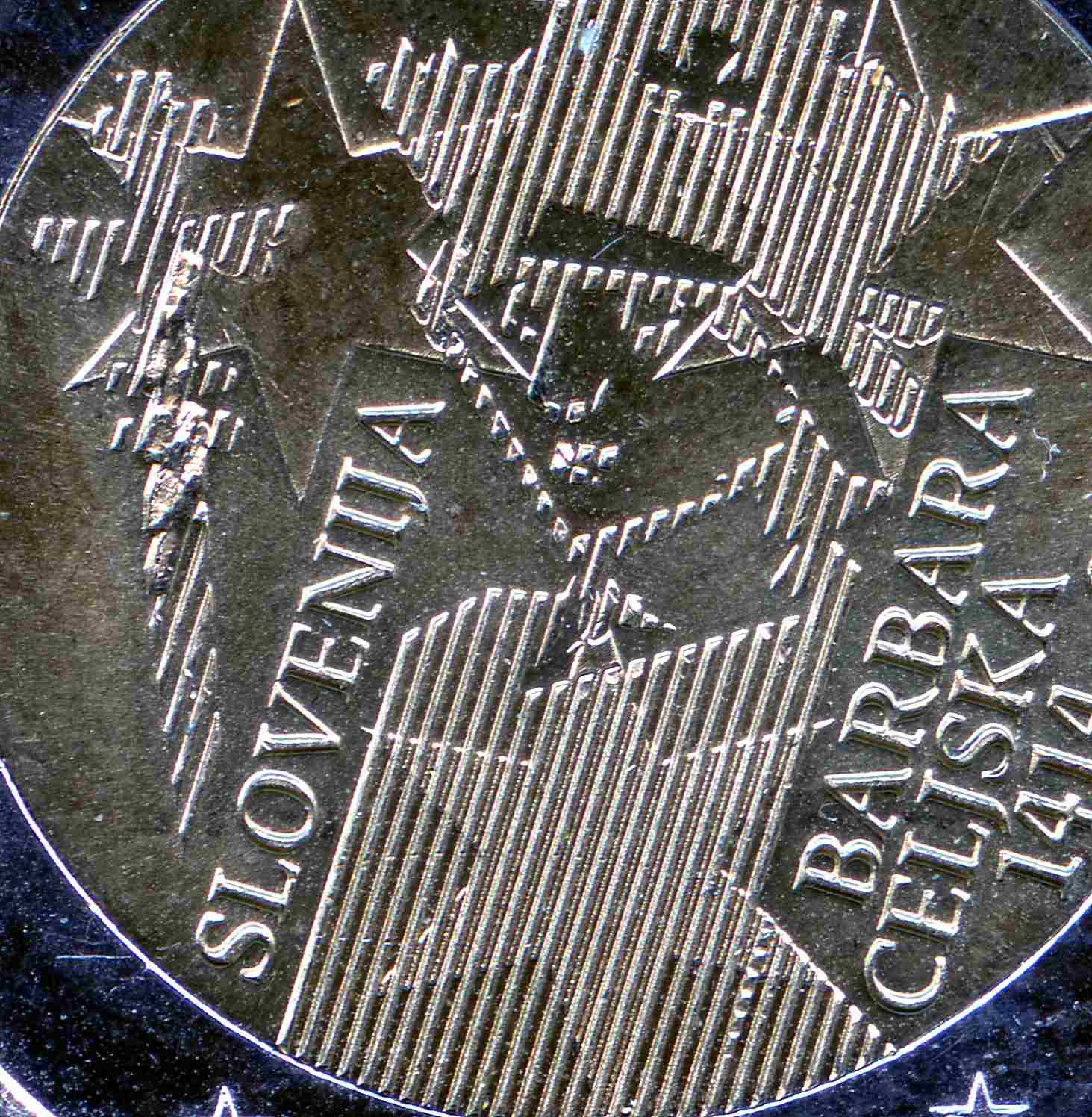 Slovenia-2-Euro-Coin-With-Die-Break