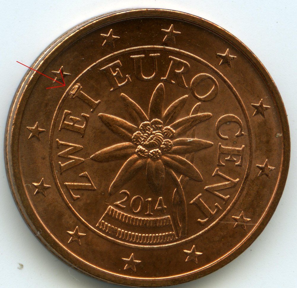 Some-Euro-Coin-Errors