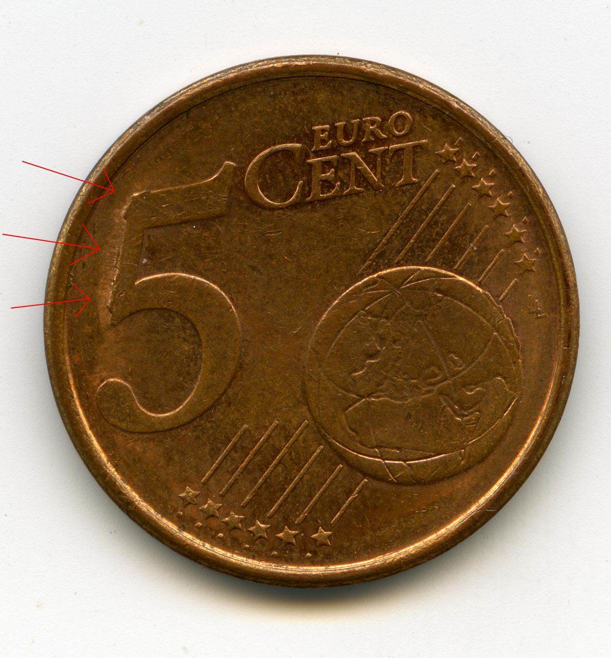Some-Euro-Coin-Errors