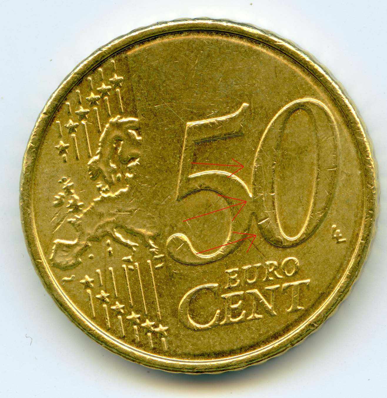 Some-Euro-Coin-Errors