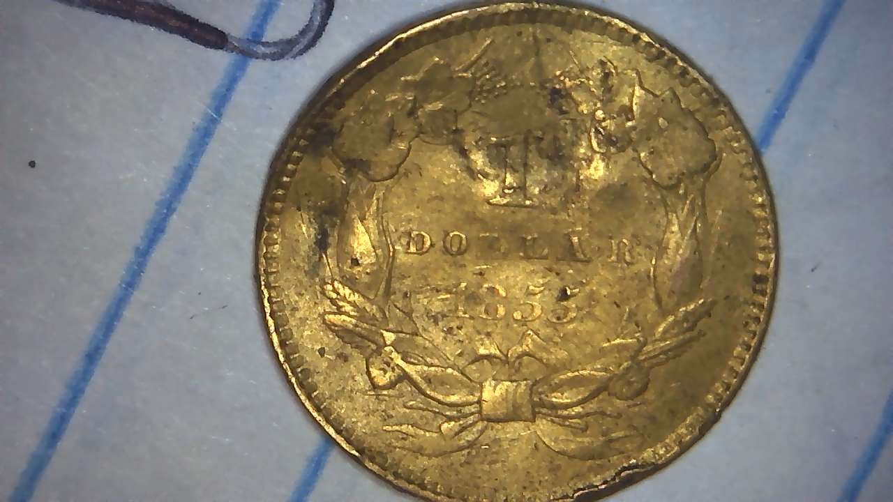 1855-Gold-Dollar---Beginners-Luck?