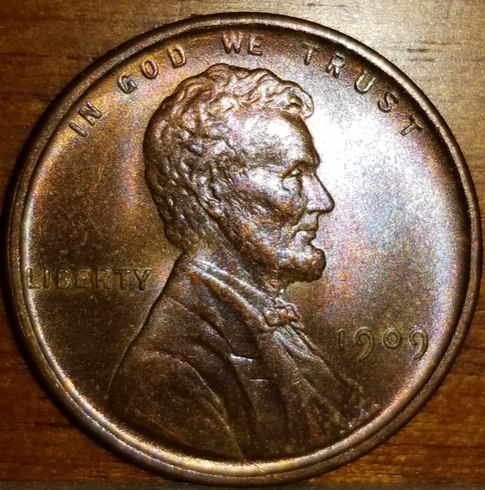 1909-VDB-Lincoln-Penny,-Possible-Grade?