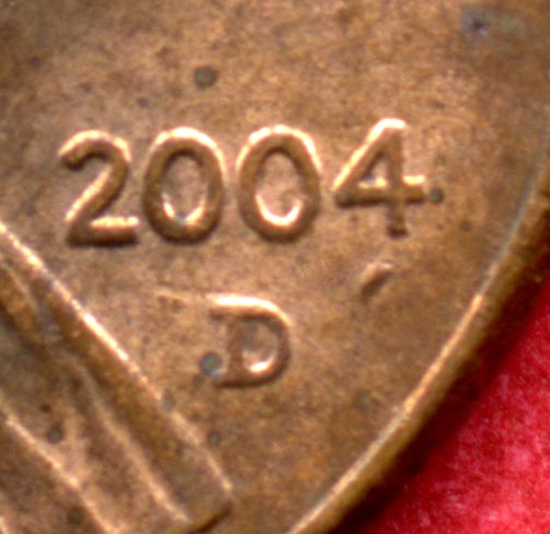 Roll-Find---2004-D-Lincoln-With-Circular-Arch-Die-Chip
