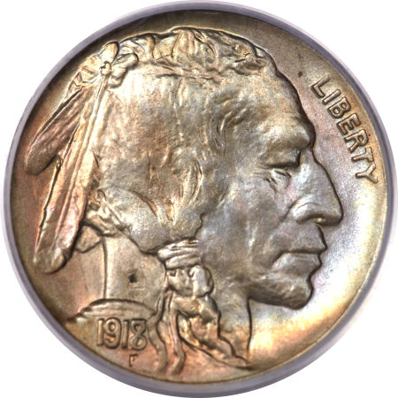 Heritage-Highlight-Long-Beach-Auction---1918/7-D-5c-PCGS-64+