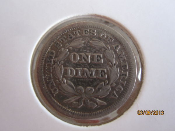 Seated-Liberty-Dime--1850