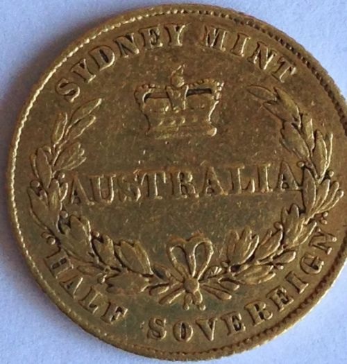 1855-Australian-Half-Soveriegn