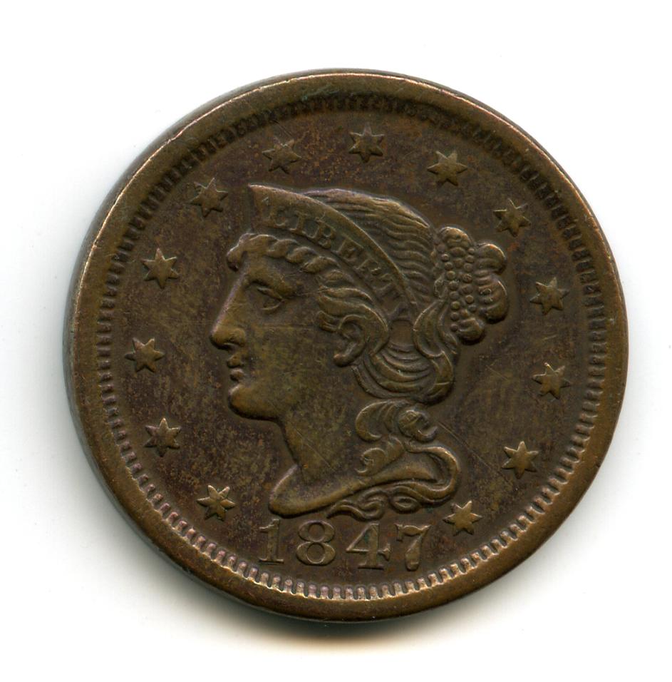 1847-One-Cent