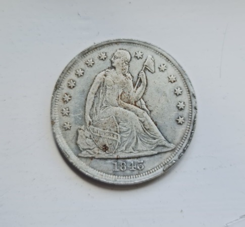 Real-Or-Fake?-1843-Seated-Liberty-Dollar,-O-Stamp