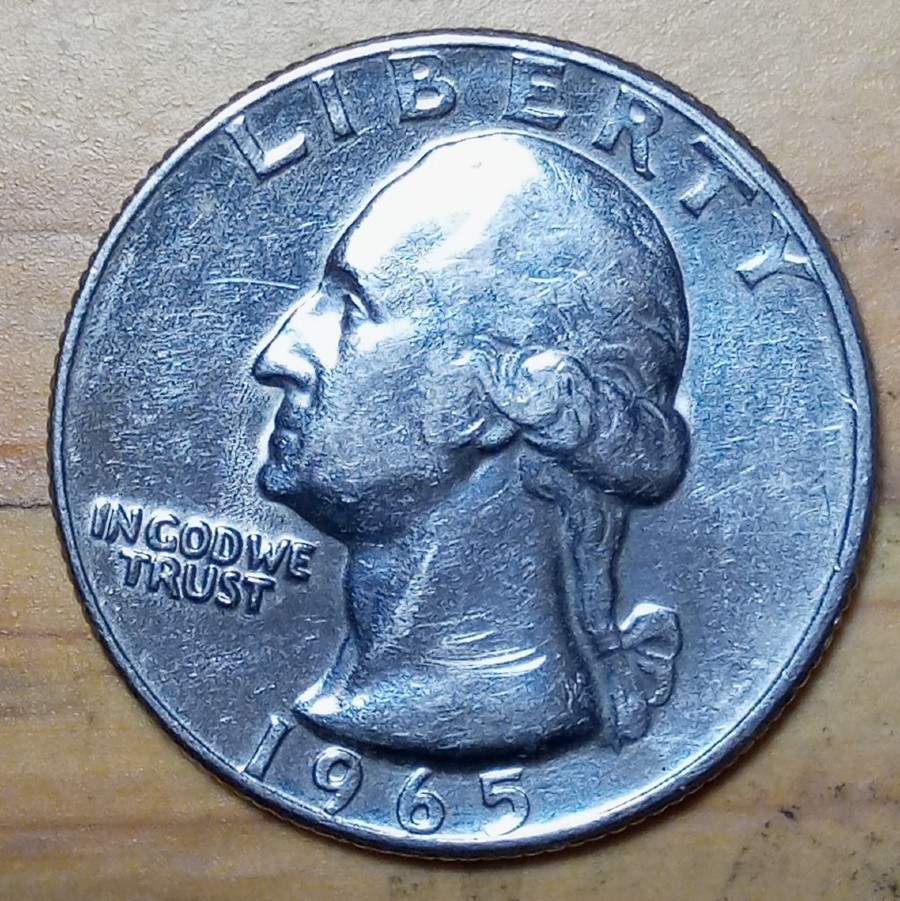 1965-Washington-Quarter-For-Grading