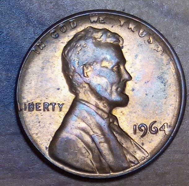 1964-P-Lincoln-Memorial-Cent-With-Strikethrough-And-Doubling