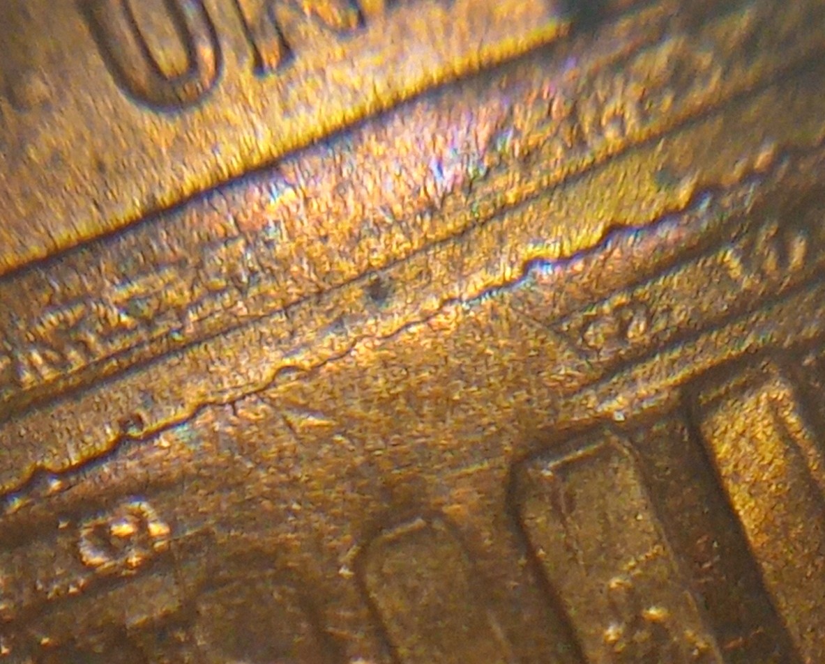 1964-P-Lincoln-Memorial-Cent-With-Strikethrough-And-Doubling