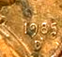 1985-D-Penny-Zero-Under-5-Error-?
