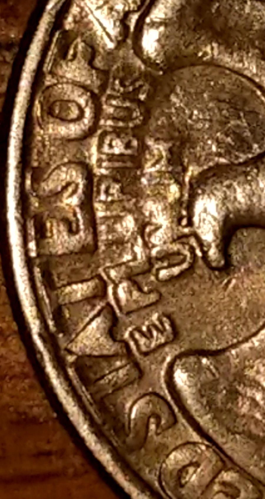 1985-P-Washington-Quarter-Filled-In-Letters