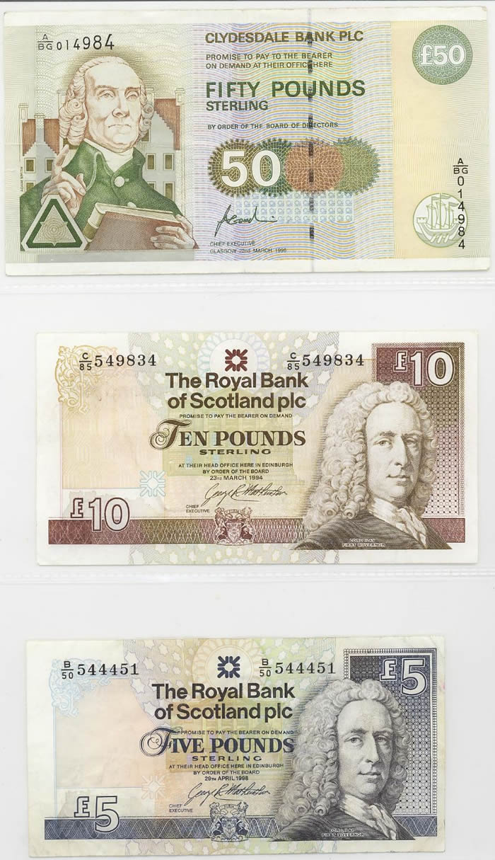 Scotland-£1-Banknotes