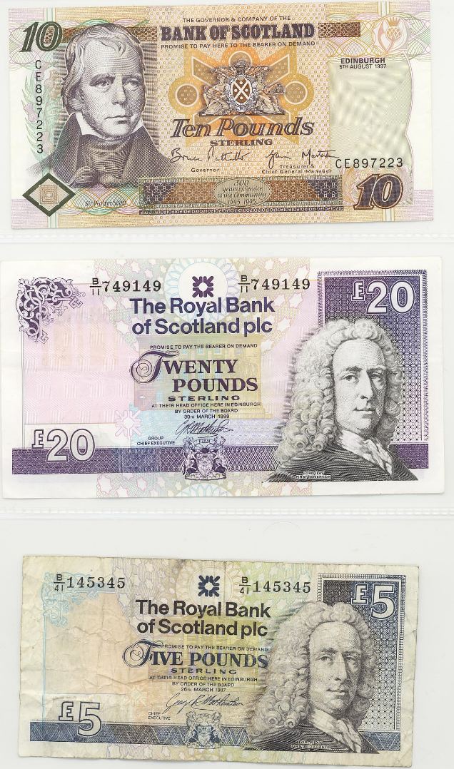 Scotland-£1-Banknotes