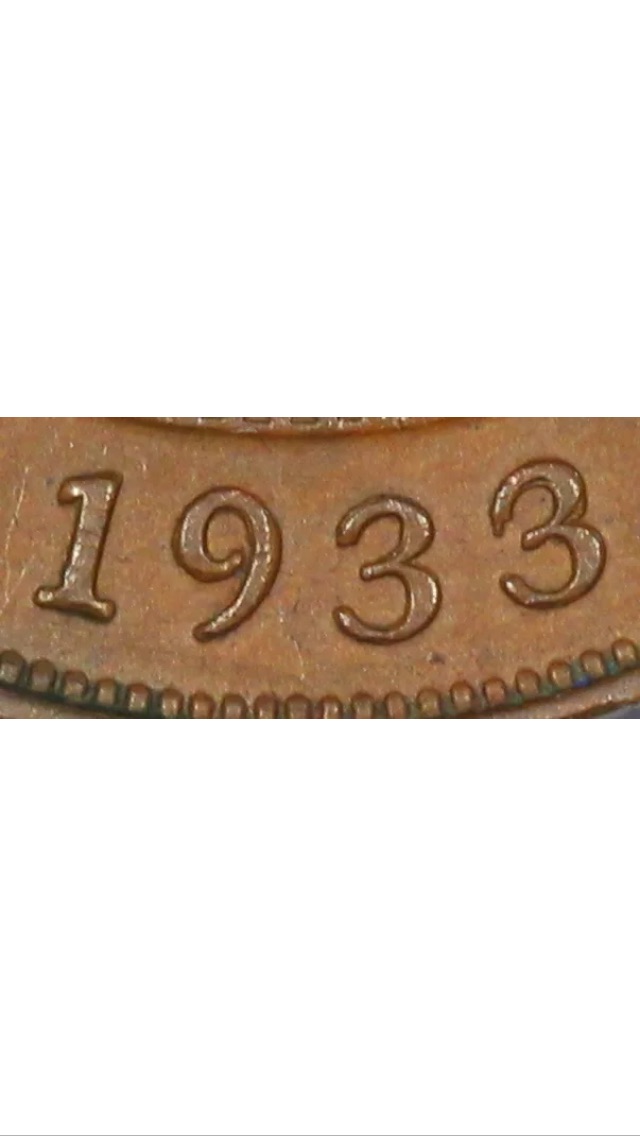 1933/2-Overdate-Penny