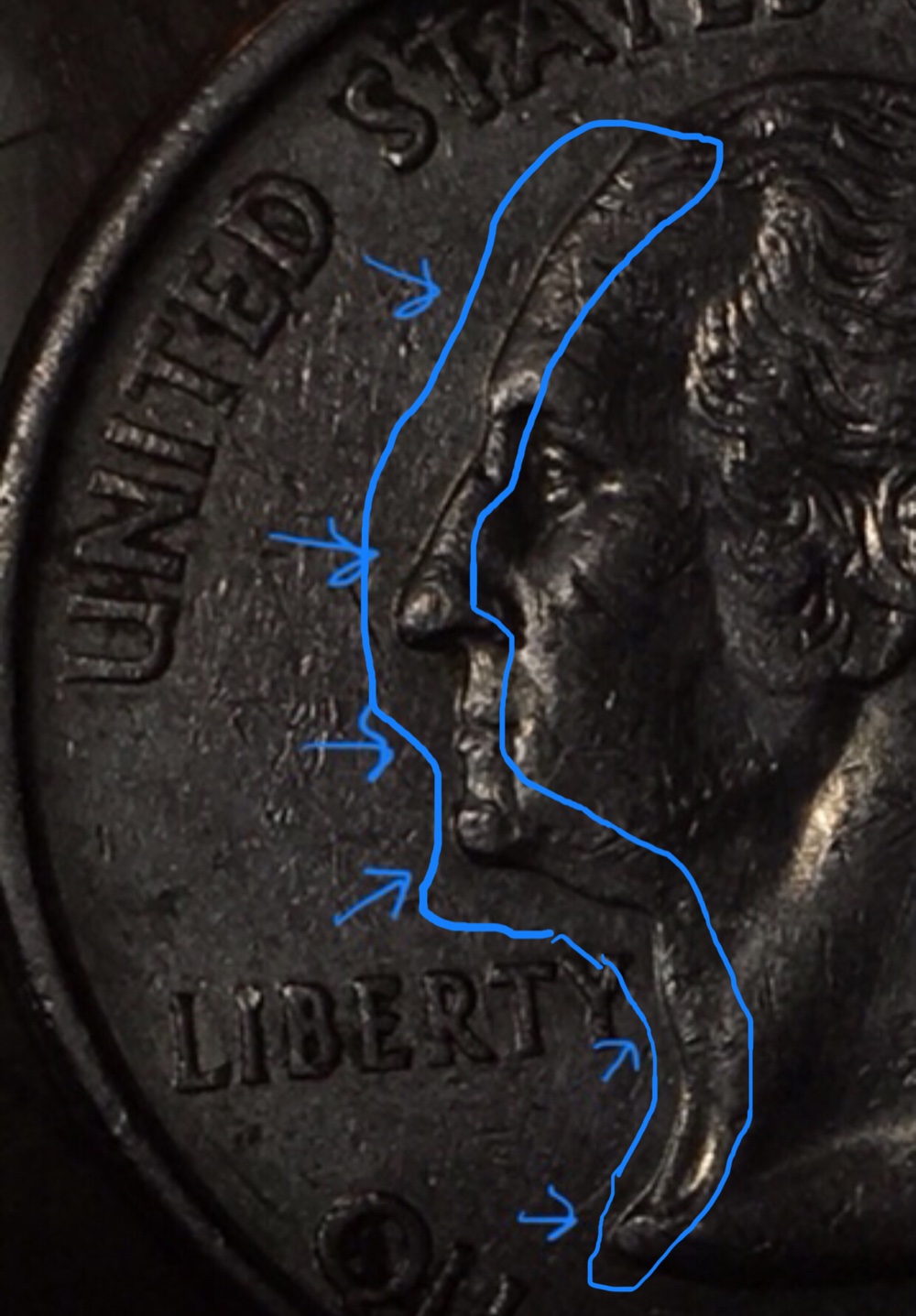 Added-Photo---2001-Kentucky-State-Quarter---Extra-Line-Along-Face