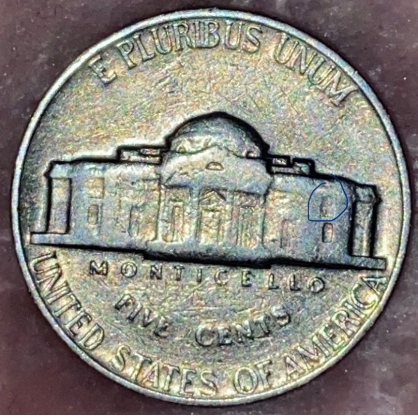 1970-S-Jefferson-Nickel-With-Extra-Window-On-The-Reverse