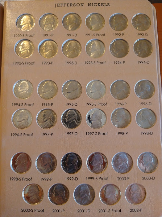 Dearborn's-Completed-Jefferson-Nickel-Dansco-Album-With-All-Proofs-Included