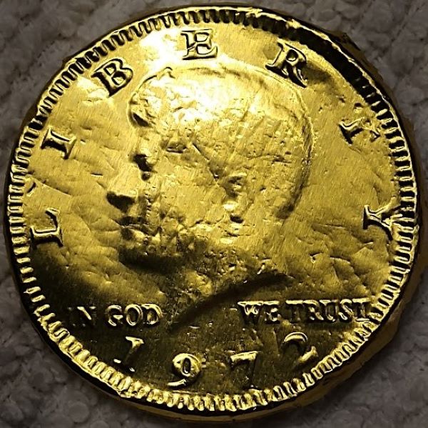Special-Issue-1972-Kennedy-Gold-Half-Dollar-No-Mint-Mark---Can-It-Be-Bullion-Coin?