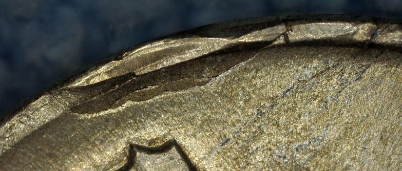 And-Now-For-Something-Completely-Different---1944-P-BU-Nickel-With-Lams?-Or-What?