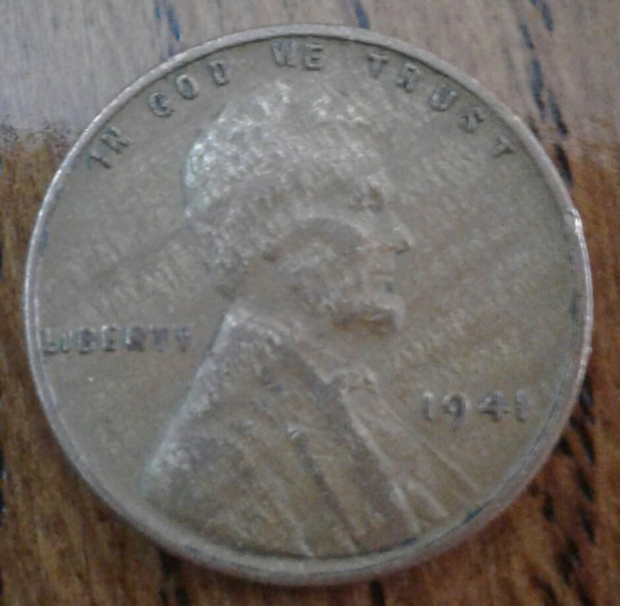1941-Lincoln-Cent-Obverse-Struck-Through-Cloth?