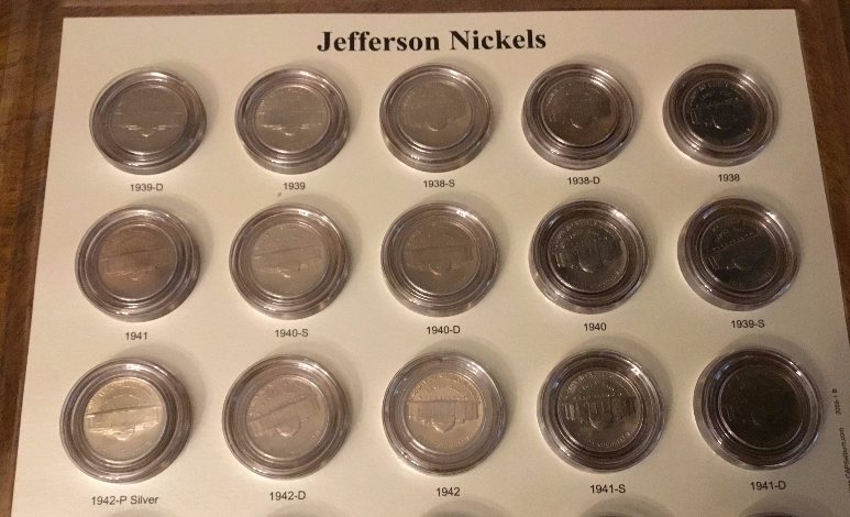 Jefferson-Nickel-Set-CAPS-V/S-Dansco---Photos