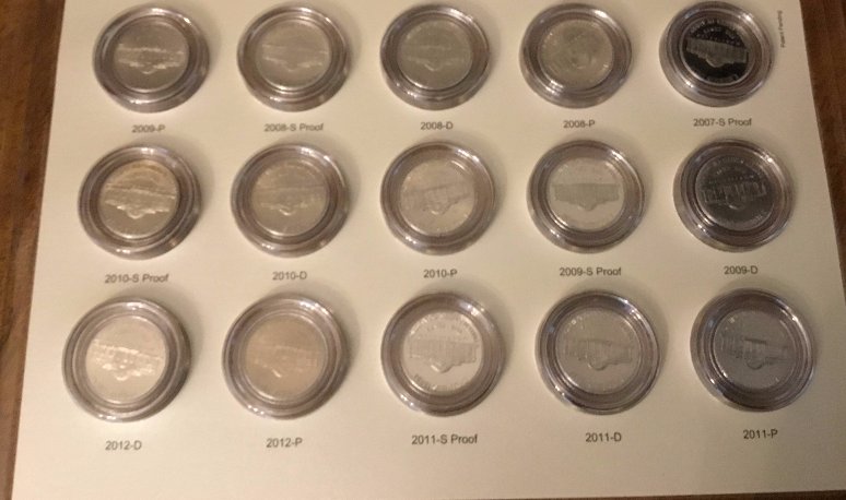 Jefferson-Nickel-Set-CAPS-V/S-Dansco---Photos