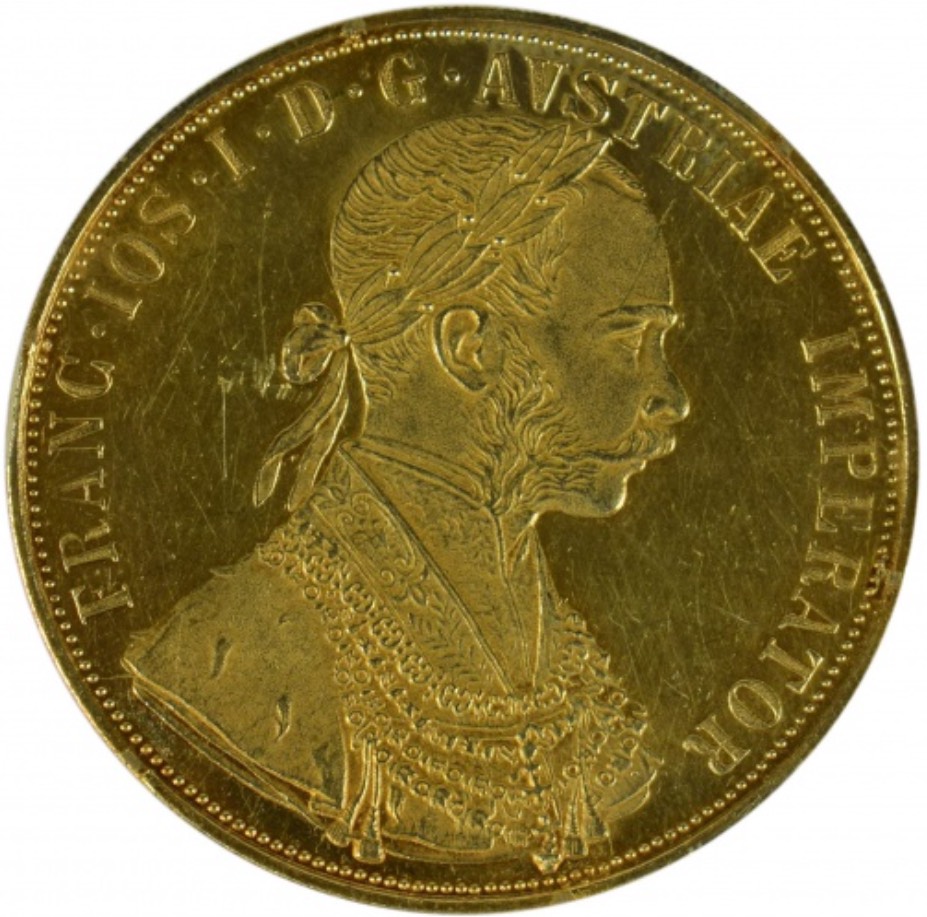 Help?-1915-Austrian-4-Ducat-Gold-Coin-Only-10.5-Grams?