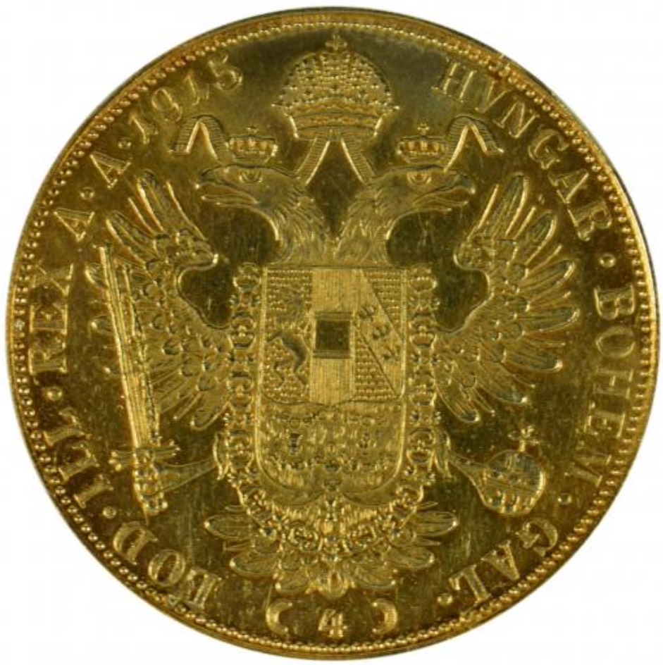 Help?-1915-Austrian-4-Ducat-Gold-Coin-Only-10.5-Grams?