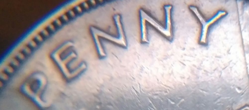British-One-Penny-1938-With-Mark-And-DD-Or-MDd?
