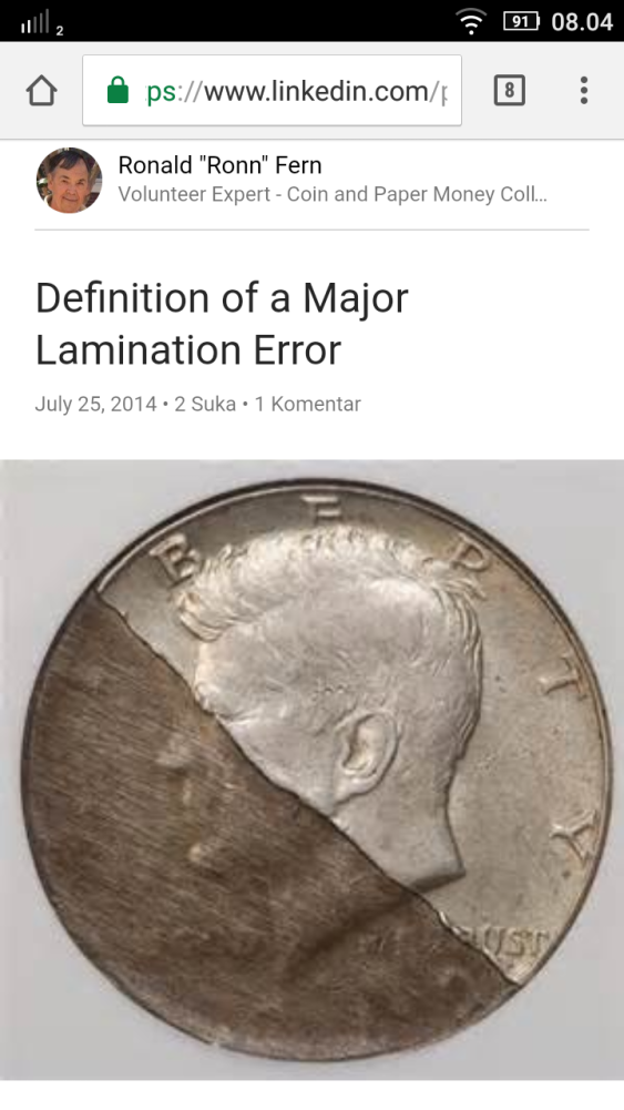 Major-Lamination-Error-Or-PMD---Wheat-Cent