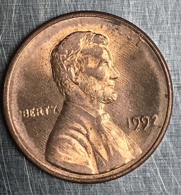1992-Cent-With-Multiple-Errors