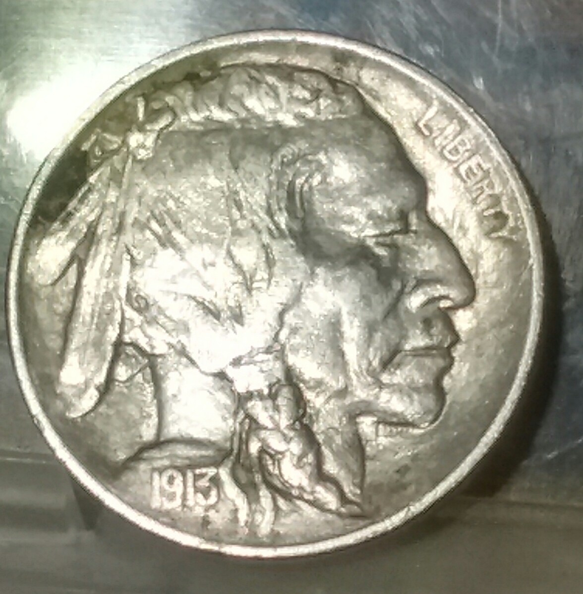 1913-Buffalo-Nickel-DD-And-Strange-Looking-Date